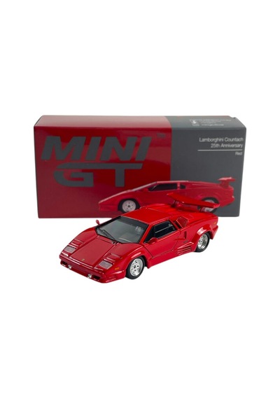 Mini Gt Bl 1192 Lamborghini Countach 25th Anniversary Kırmızı Diecast 1/64 Model Araba