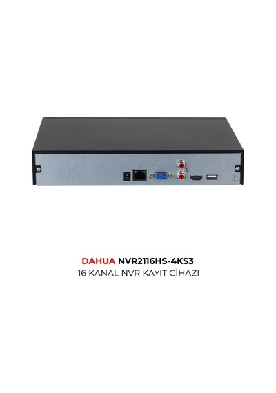 Nvr2116hs-4ks3 16 Kanal Profesyonel Ip Kamera Kayıt Cihazı