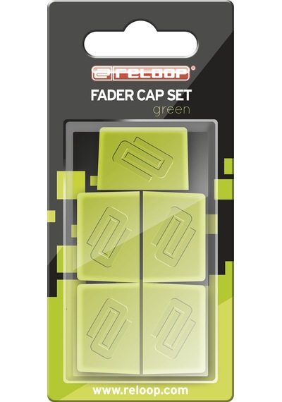 Reloop Fader Cap Set Green Set Of 5 Neon Renkli Dj Fader Caps