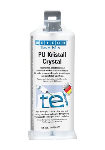 Weicon Easy-Mix Pu Kristal Poliüretan Yapıştırıcı 50 Ml