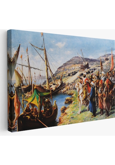 Fatih Sultan Mehmet'in İstanbul Kuşatması, Gemileri Karadan Yürütme Tablosu-6616