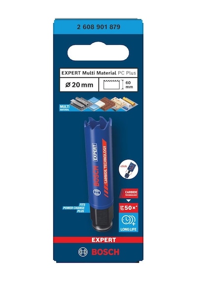 Bosch Expert 20 Mm Farklı Malzemeler İçin Karbür Panç 2608901879