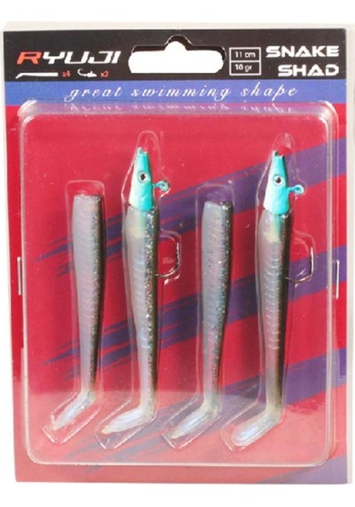 Ryuji Snake Shad 11cm 10gr Silikon Yem 2+2 Adet