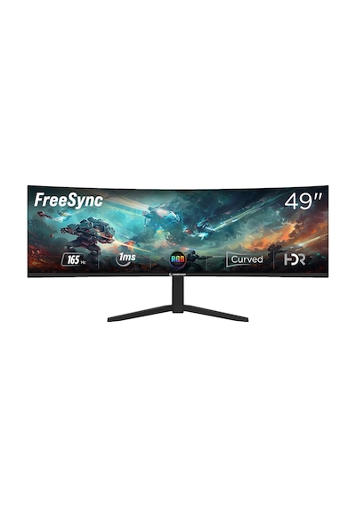 Rampage Cyclops Cy49rq165 49 165hz 1ms Fast Va Hdr Freesync 5120 1440 Rgb Pc Curved Oyuncu Monitörü