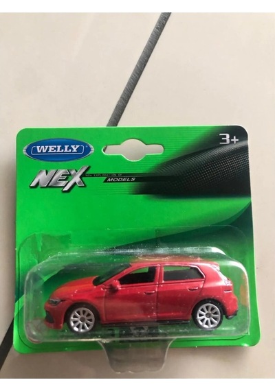 Honda S2000 Golf 8 Gti 1/64 Ölçek Diecast Metal Model Araba 2li Set Kırmızı