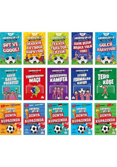 Yusuf Asal Patatesspor Serisi 15 Kitap Ve Top Ağlarda + Macera Başlıyor + Dünya Kupasında