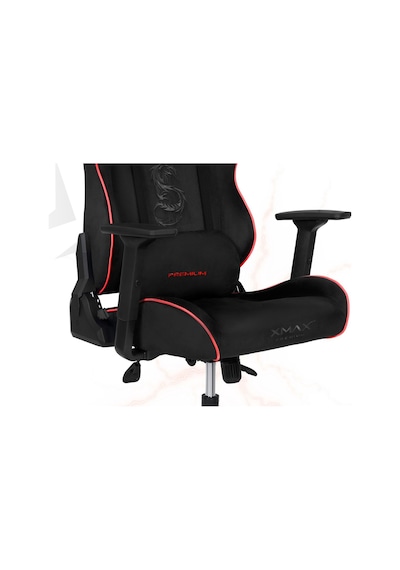 Rio Balerion Terletmez Kadife Kumaş Siyah Gaming Oyuncu Koltuğu - 23 Siyah