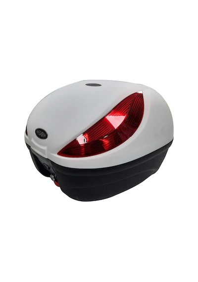 Motosiklet Arka Çantası Beyaz 35 Litre Full Motor Çanta Sl-35