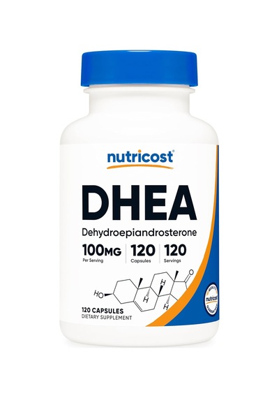 Nutricost Dhea 100mg 120 Caps - Gluten Free, Soy Free, Non-gmo