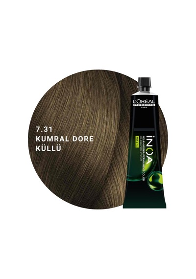 L Oréal Professionnel Inoa Saç Boyası 60gr - 7.31 Kumral Dore Küllü