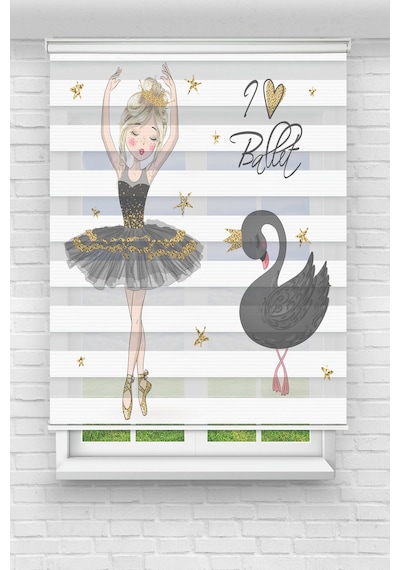 Perdeoutlet38 Baskılı Renkli Siyah Balet Kız Dijital Baskılı Zebra Perde-cocuk Odası-stor Perde Çok Renkli Perdeoutlet38 Baskılı Renkli Siyah Balet Kız Dijital Baskılı Zebra Perde-cocuk Odası-stor Perde Çok Renkli