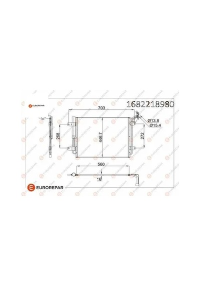 Erp Klima Radyatörü Vw Tıguan 5n Eurorepar 1682218980