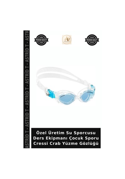 Özel Üretim Su Sporcusu Ders Ekipmanı Çocuk Sporu Cressi Crab Yüzme Gözlüğü Pınk