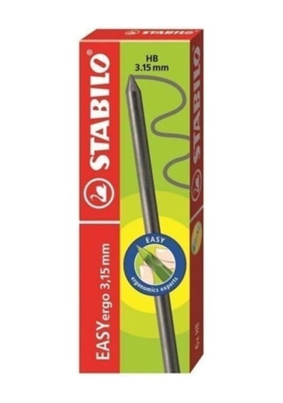 Easyergo 3.15mm Hb Kalem Ucu, 6'lı Set Tek Renk