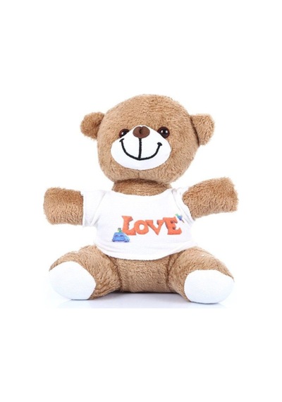 Love Tişörtlü Peluş Ayıcık
