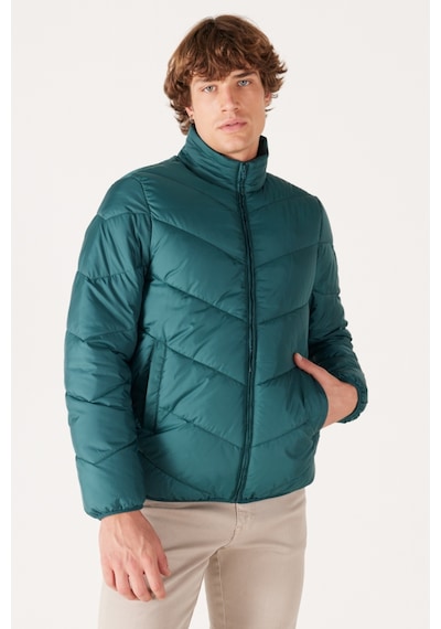 Wrangler Regular Fit Normal Kesim Dik Yaka Siyah Yeşil Mont W40Ywag61 Siyah - Yeşil