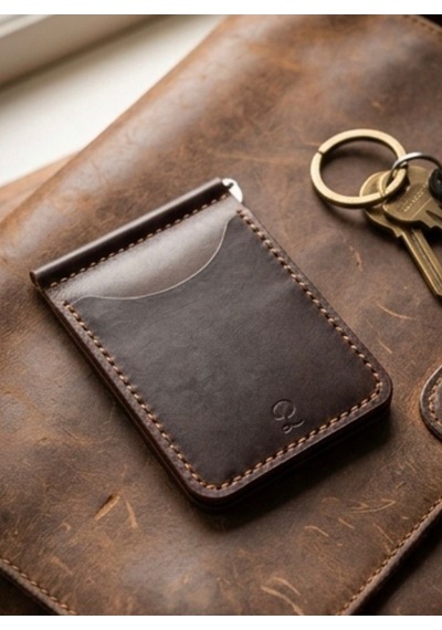 Parla Leather Cavana El Yapımı Hakiki Deri Erkek Cüzdan Taba