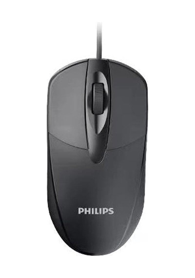 Philips Spk 7105 Kablolu Usb 1000 Dpi Optik Mouse Siyah