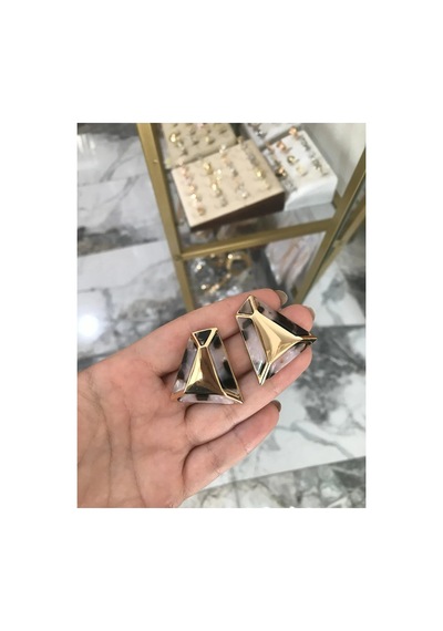 Özel Seri Geometrik Küpe Çok Renkli