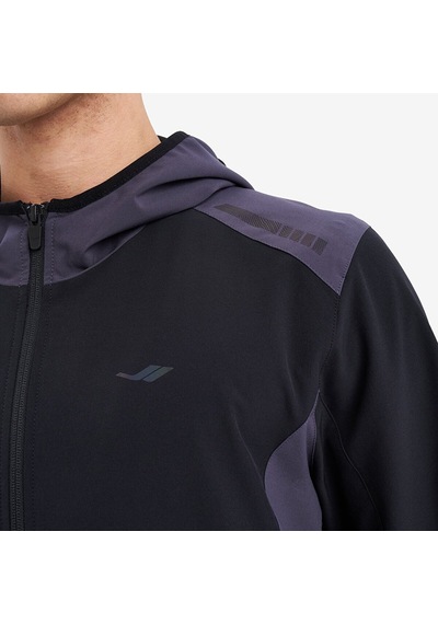 Lescon Siyah Erkek Fermuarlı Kapüşonlu Sweatshirt 26n-1148
