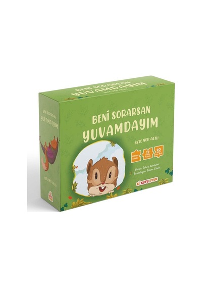 Bi Kutu Oyun Beni Sorarsan Yuvamdayım - İşte Yer Altı Kitap Ve Yapboz Seti - Zehra Kandemir