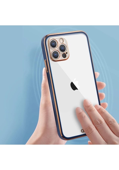 Smcase Apple Uyumlu iPhone 13 Pro Max Kılıf Kamera Korumalı Voit Lazer Silik