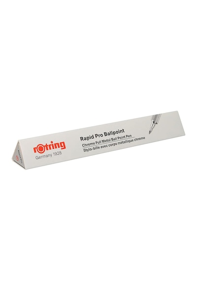 Rotring Rapid Pro Tükenmez Kalem 1904291, Krom, Tekli Kutu Genel