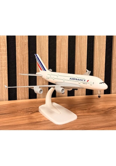 Air France F-hpjh Metal Maket Uçak 24 Cm Koleksiyonluk Model Uçak Ofis Dekorasyonu & Hareketli Tekerlekli