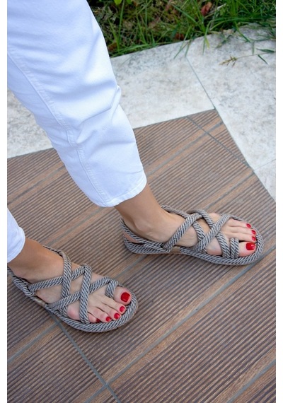 Fox Shoes Vizon Kadın Sandalet F470135104