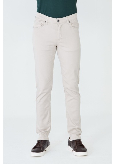 Bej Tencel Kumaş Yazlık Erkek Chino Pantolon