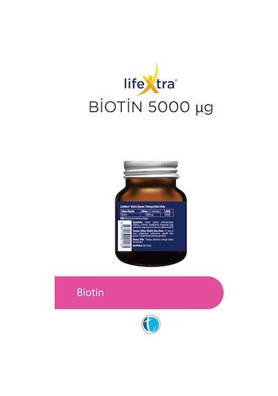 Lifextra Biotin 5000 mg 60 Tablet