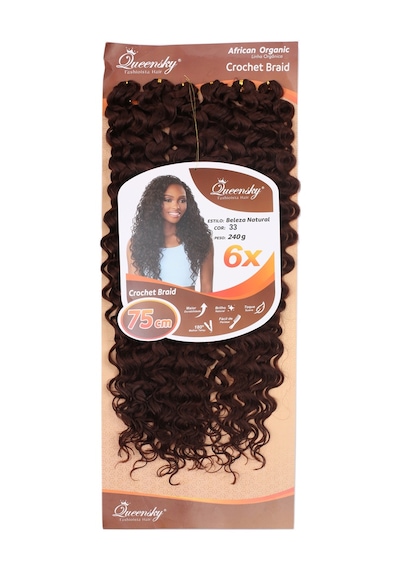 Queensky Afro Dalgası / 75cm / 240gr / Kahverengi - Temz-896457 Çok Renkli