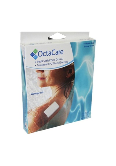 Octacare Şeffaf PU Film Yara Örtüsü 9 x 10 CM 10'lu