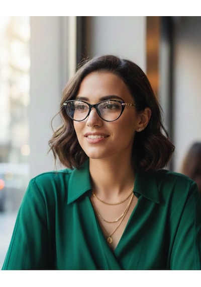 Matty Mavi Işık Korumalı Ekran Gözlüğü Cam Değiştirilebilir Unisex Şık Modern Çerçeveli Gözlük Siyah