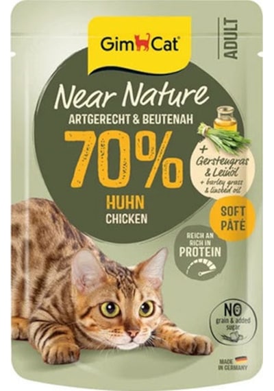 Gimcat Near Nature Ezme Tavuklu Pouch Yetişkin Kedi Konservesi 85 Gr 157-20001.01