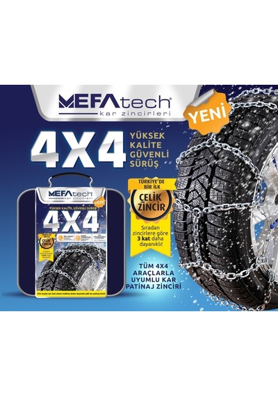 245/45/19 Kalın Takmatik Zincir 4X4 Mefatech 1200