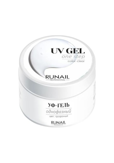 Runail UV Gel Protez Tırnak Jeli One Step Clear Şeffaf 56 G