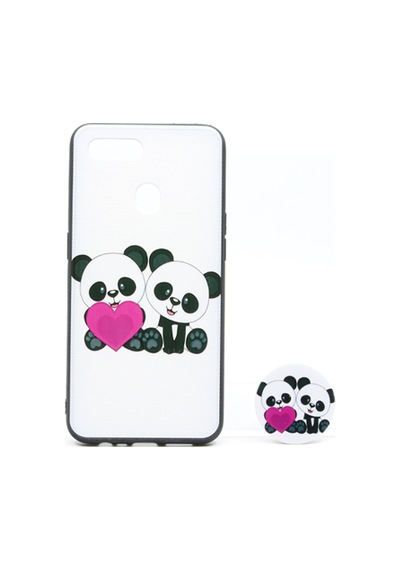 Nettech Oppo A5s Uyumlu Desenli Popsocket Seri Arka Koruma Kılıf