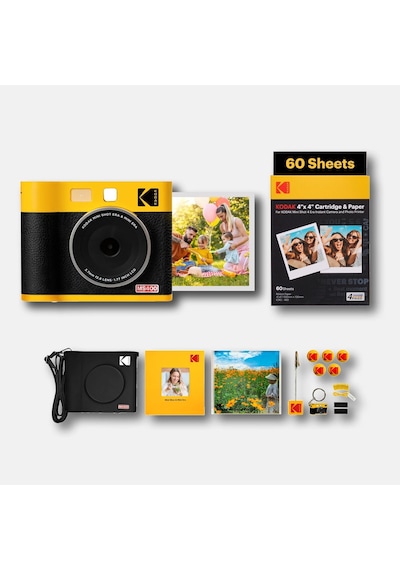 Kodak Mini Shot 4 Era Siyah 4x4 + 60 Yaprak + Aksesuar Kiti