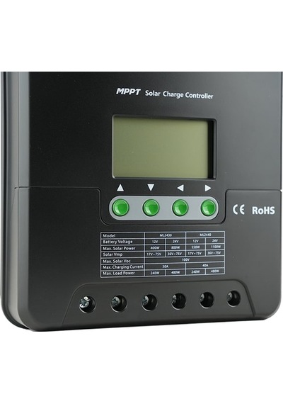 Electrozirve Ml2430 30a Mppt Solar Charge Controller 12/24v Ekranlı