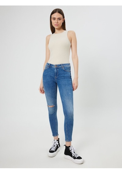 LOFT Nicole Skinny Fit Kadın Pantolon Lf2032555 Q1.v1 Denim