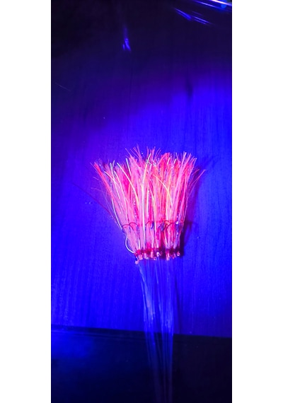 Çapari Alemi Glowlu Ultra Uv Pembe İstavrit,kolyoz,tral Akşam Suyu , Gece Çaparisi