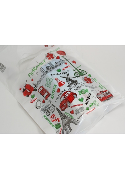Eczane Poşeti Bio Avrupa Temalı Küçük Boy 100'lü 15 x 25 CM Eczane Poşeti Bio Avrupa Temalı Küçük Boy 100'lü 15 x 25 CM