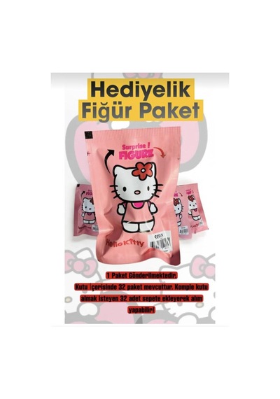 Hello Kitty Hediyelik Fiğür Paket 1 Adet