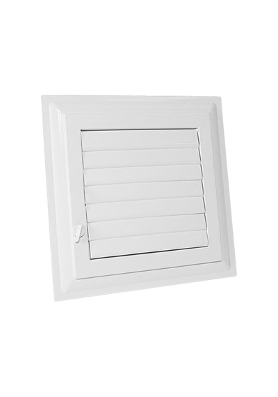 Badem10 Menfez Banyo Wc Tuvalet Havalandırma Plastik Panjur Beyaz 45x55 Cm