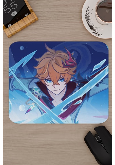 Childe Genshin Impact Anime Gacha V1 - 22x18 Gaming Mouse Pad Fare Altlığı