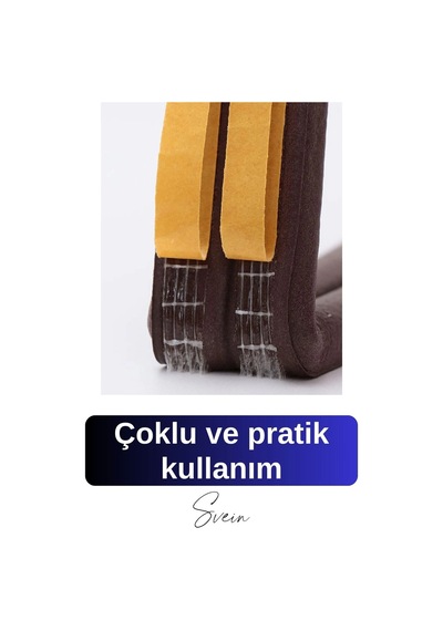 Kapı Pencere Fitili Soğuk İzolasyon Bandı Kendinden Yapışkanlı Güçlü Kauçuk Yalıtım Bant 2x10 20 Mt 0.5