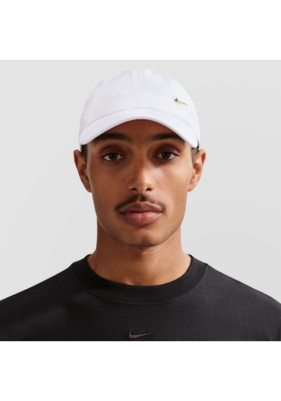 Nike Dri-fit Club Cap Gold Swoosh Ayarlanabilir Unisex Şapka Beyaz