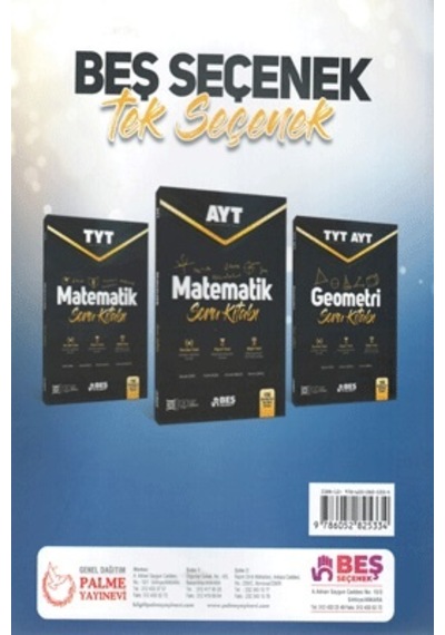 Beş Seçenek Yks Tyt Matematik Soru Kitabı Yeni