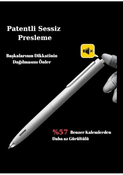 Writech Jel Kalem Seti 4 'lü Mavi Mürekkep W-0154 Up Sessiz Mekanizma Akıcı Yazım Diğer
